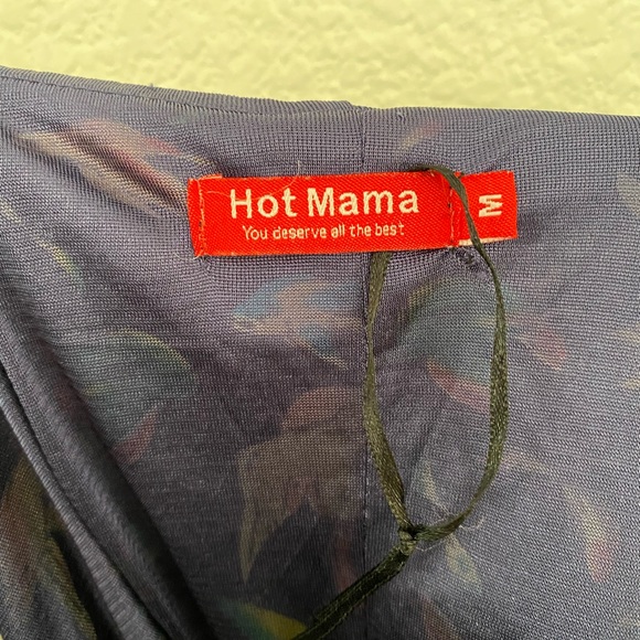 Long Sleeve Bird Pattern Blouse/Dress - Picture 6 of 6